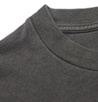 Balenciaga - Printed Cotton-Jersey T-Shirt - Men - Gray