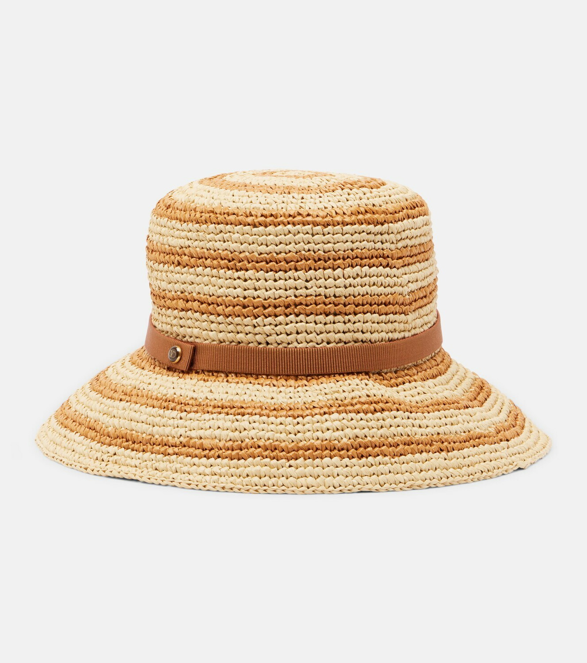 Valentino VLogo raffia bucket hat
