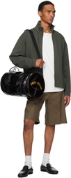 Fred Perry Brown Tonal Barrel Duffle Bag