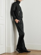 CELINE - Straight-Leg Logo-Jacquard Tech-Jersey Track Pants - Black