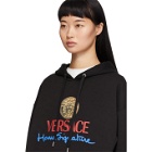 Versace Black Logo Home Signature Hoodie
