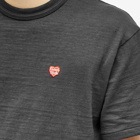Human Made Men's Heart Badge T-Shirt in Black