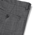 AMI - Grey Slim-Fit Tapered Cropped Tweed Suit Trousers - Gray