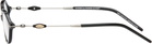 BONNIE CLYDE Black & Silver Nisa Glasses