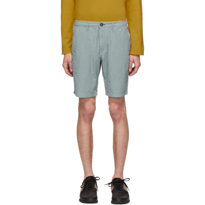 Photo: PS by Paul Smith Blue Cotton Shorts