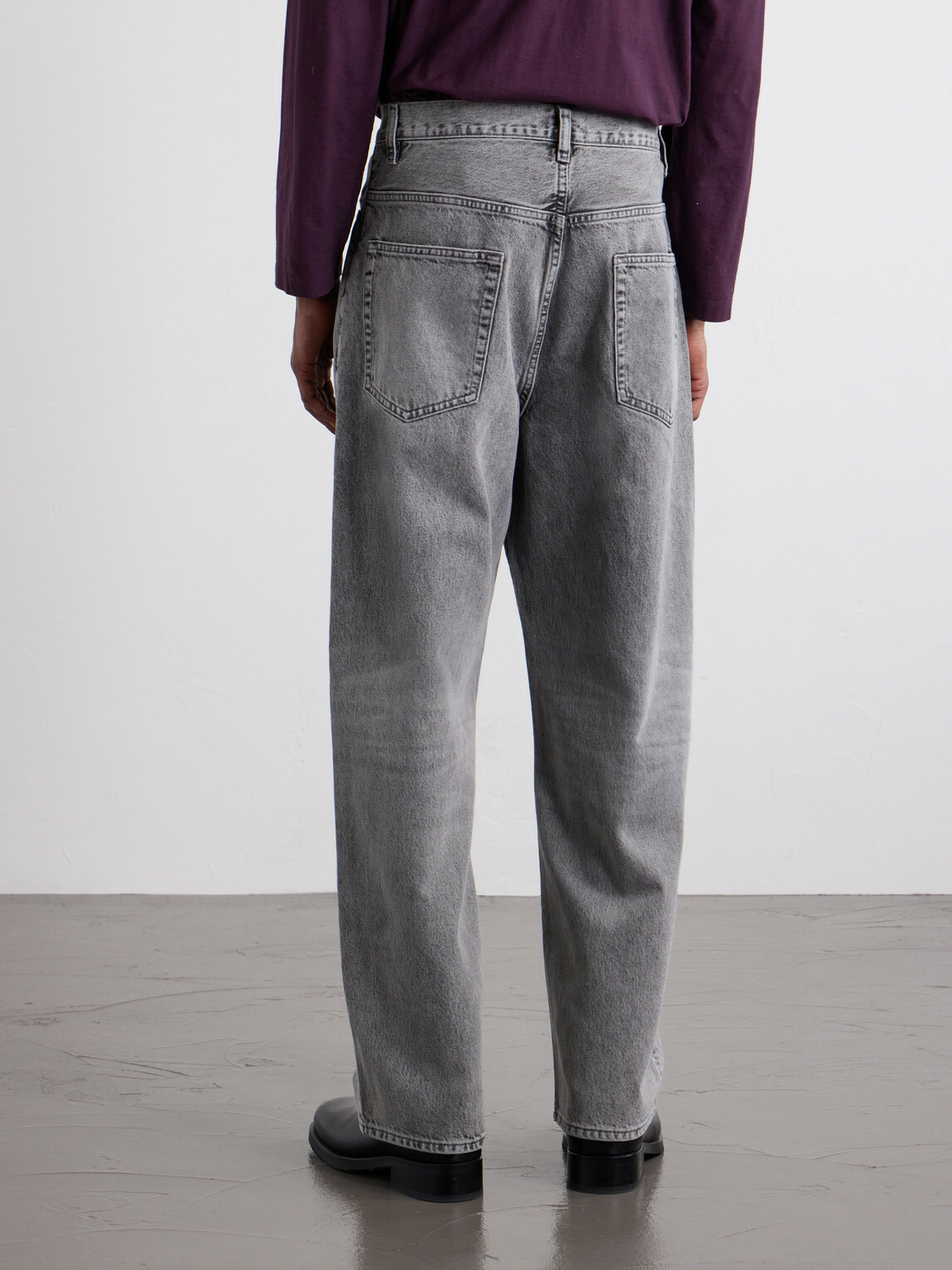 FRAME - Wide-Leg Jeans - Gray