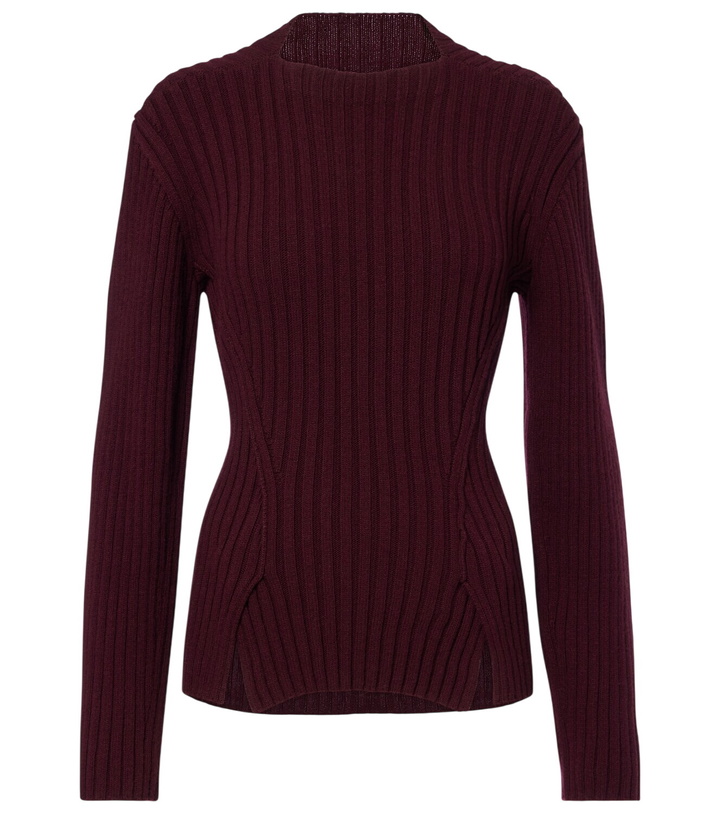 Photo: Victoria Beckham Ribbed-knit wool and cashmere sweater