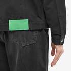 Off-White Men's Wave Off Canvas Skate Jacket in Black