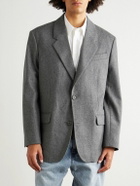 AMI PARIS - Wool-Flannel Blazer - Gray