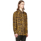 Versace Gold and Black Barocco Western Shirt