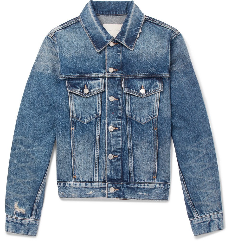 直営 店 販売 Sandro denim jacket サンドロ デニムジャケット Gジャン