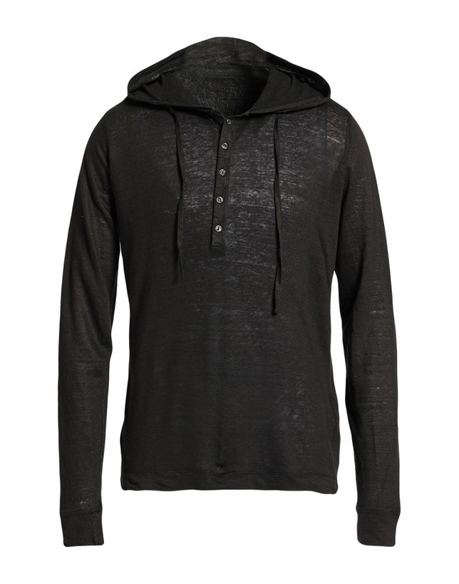 Photo: 120% Lino Mens T-shirt in Black