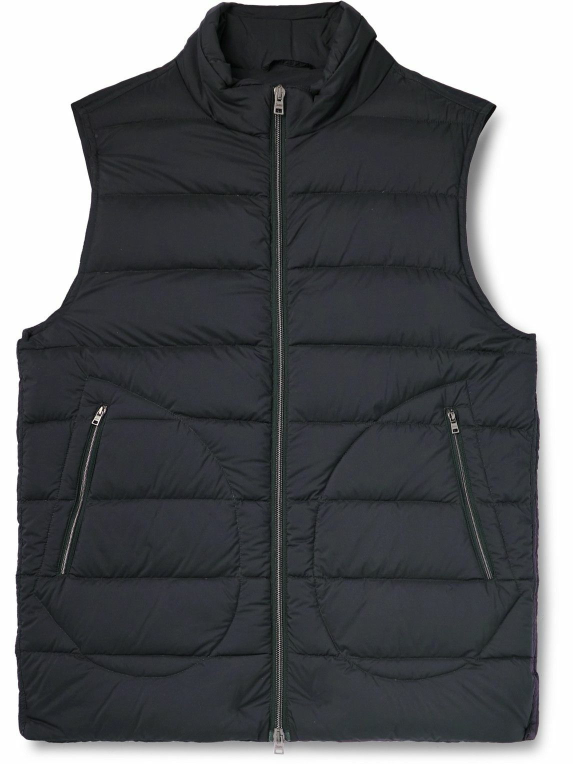 Herno - Legend Quilted Shell Down Gilet - Blue Herno