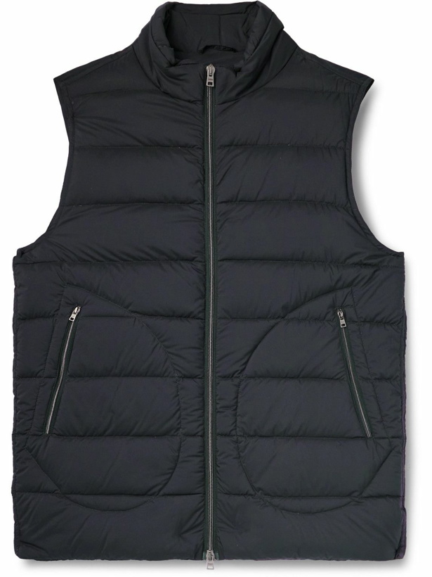 Photo: Herno - Legend Quilted Shell Down Gilet - Blue