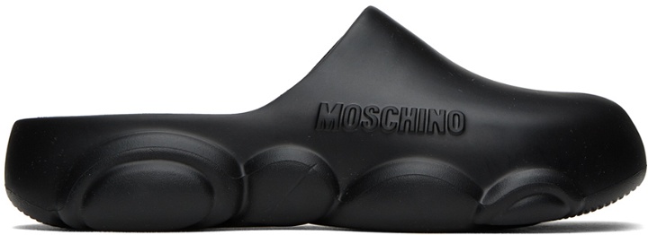 Photo: Moschino Black Gummy Bear Slippers