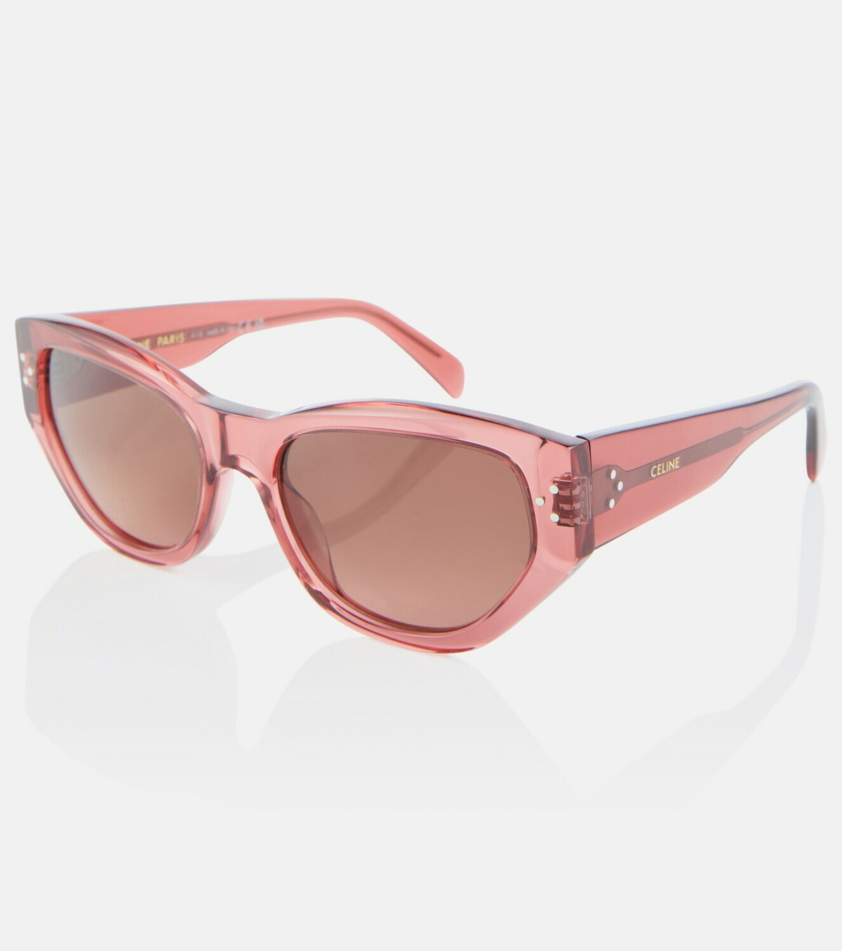 サングラス Celine Eyewear Cat-eye sunglasses Celine Eyewear Cat-eye acetate sunglasses Celine