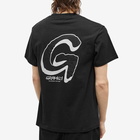 Gramicci Men's Big G-Logo T-Shirt in Black