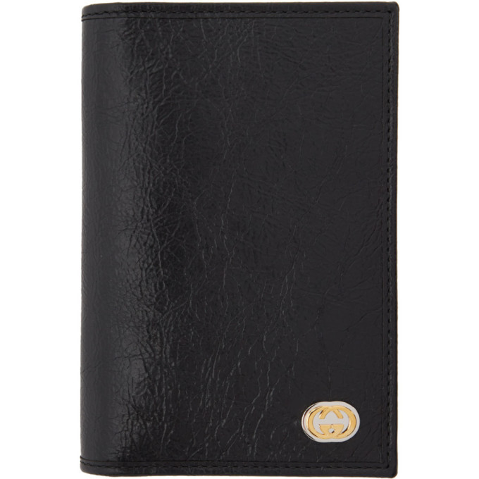 Gucci Passport Case in Black for Men