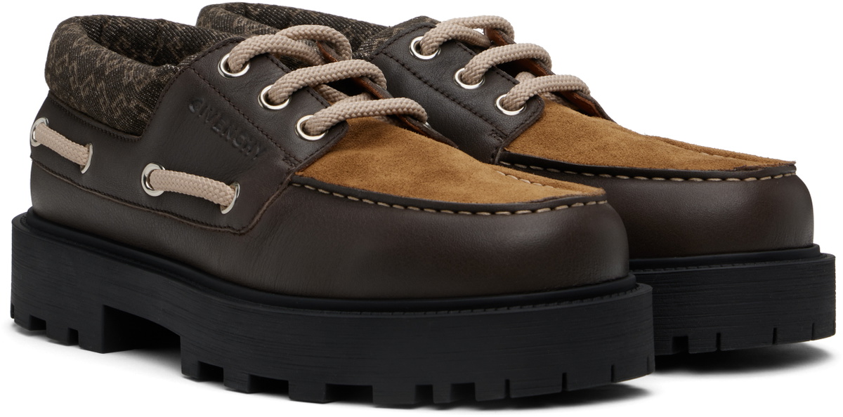 Givenchy Brown Storm Boat Shoes