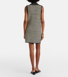 Altuzarra Mamie striped cotton-blend polo dress