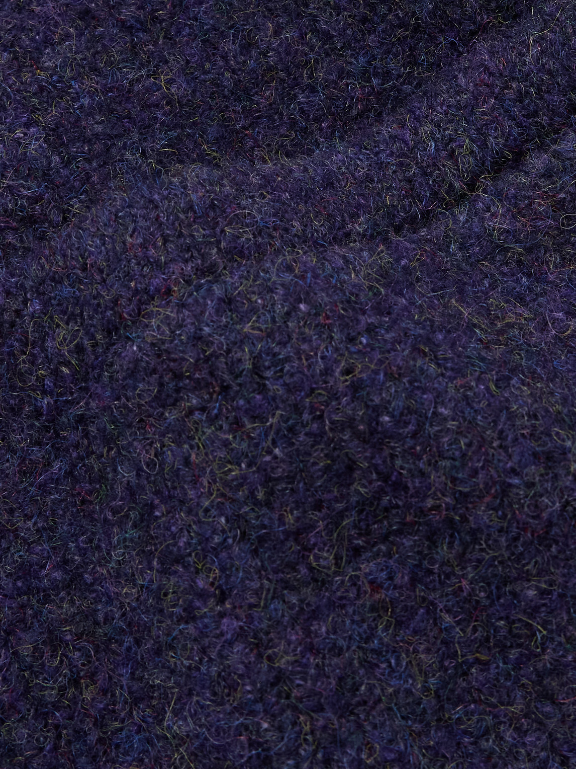 FrizmWORKS - Brushed-Knit Cardigan - Purple