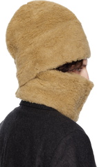 OUR LEGACY Beige Faux-Shearling Snood