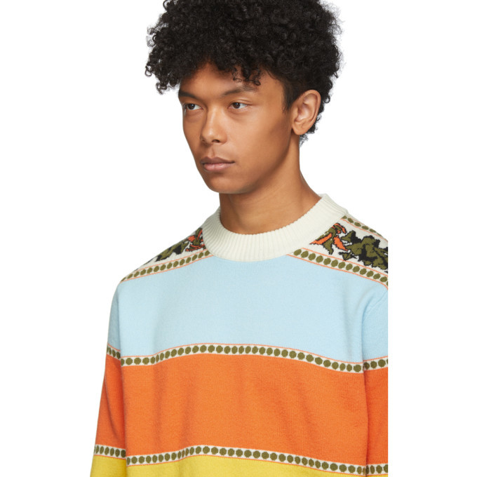Linder Multicolor Merino Karik Stripe Sweater