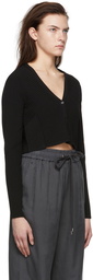 LOW CLASSIC Black Rayon Cardigan