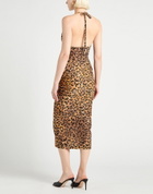 Just Cavalli Womens Midi dress in Mandarin