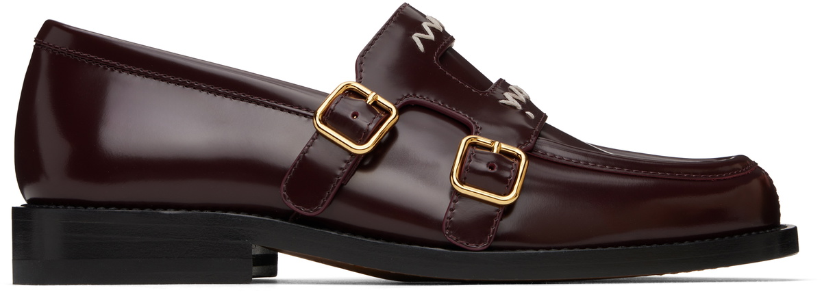 Marni Black Bambi 3.0 Double Buckle Slip-on Loafers Marni