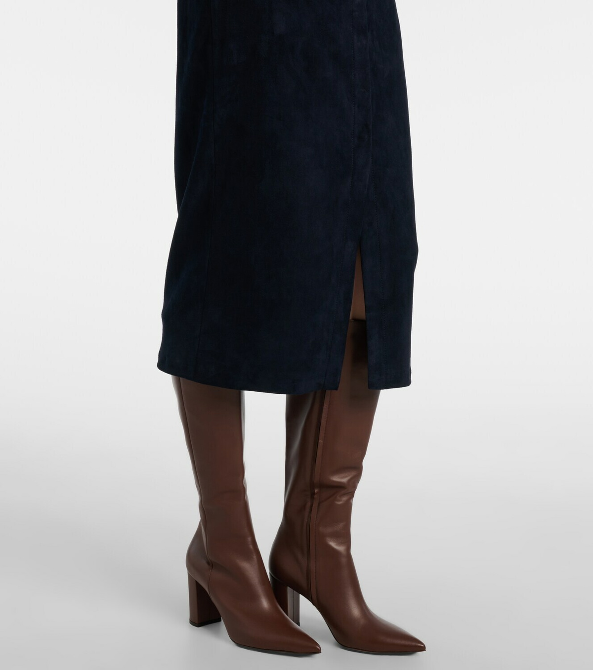 Stouls Becky suede shirtdress