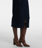 Stouls Becky suede shirtdress