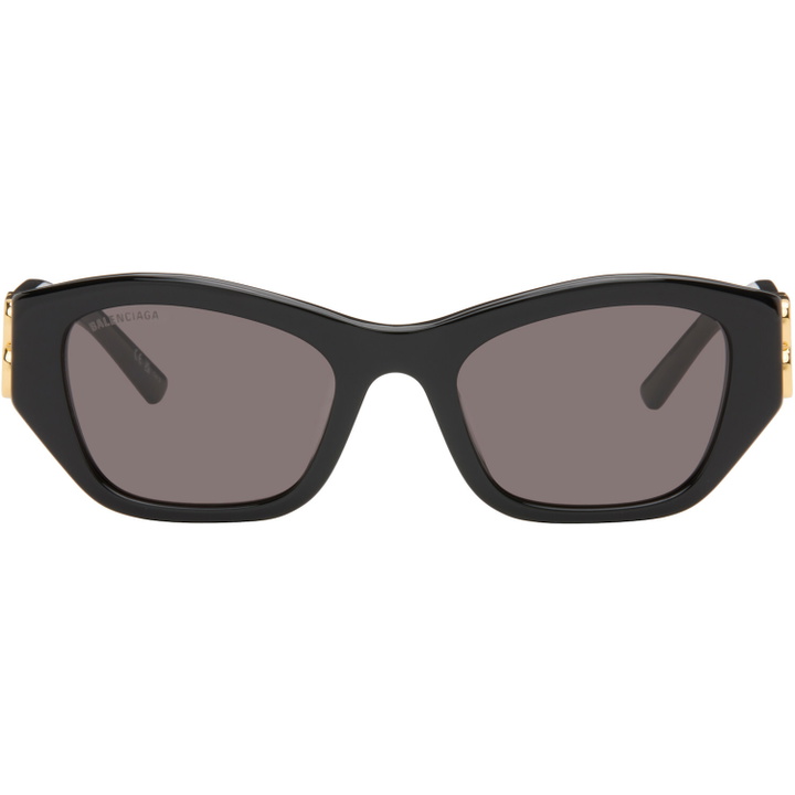Photo: Balenciaga Black BB Square Sunglasses
