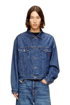 Diesel Trucker jacket in DNA denim - Denim Jackets - Unisex - Blue