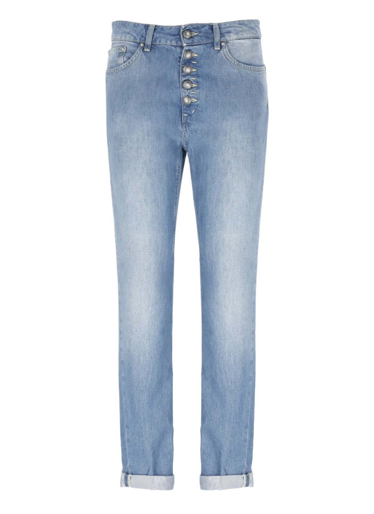 デニム・ジーパン DONDUP ICON - Five pocket denim trousers Dondup Icon Five Pocket Denim Trousers In Blue - 33% Off