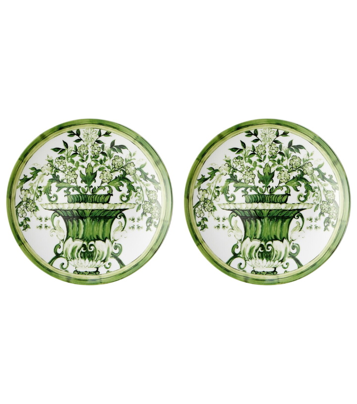 Photo: Dolce&Gabbana Casa Verde Maiolica set of 2 dessert plates