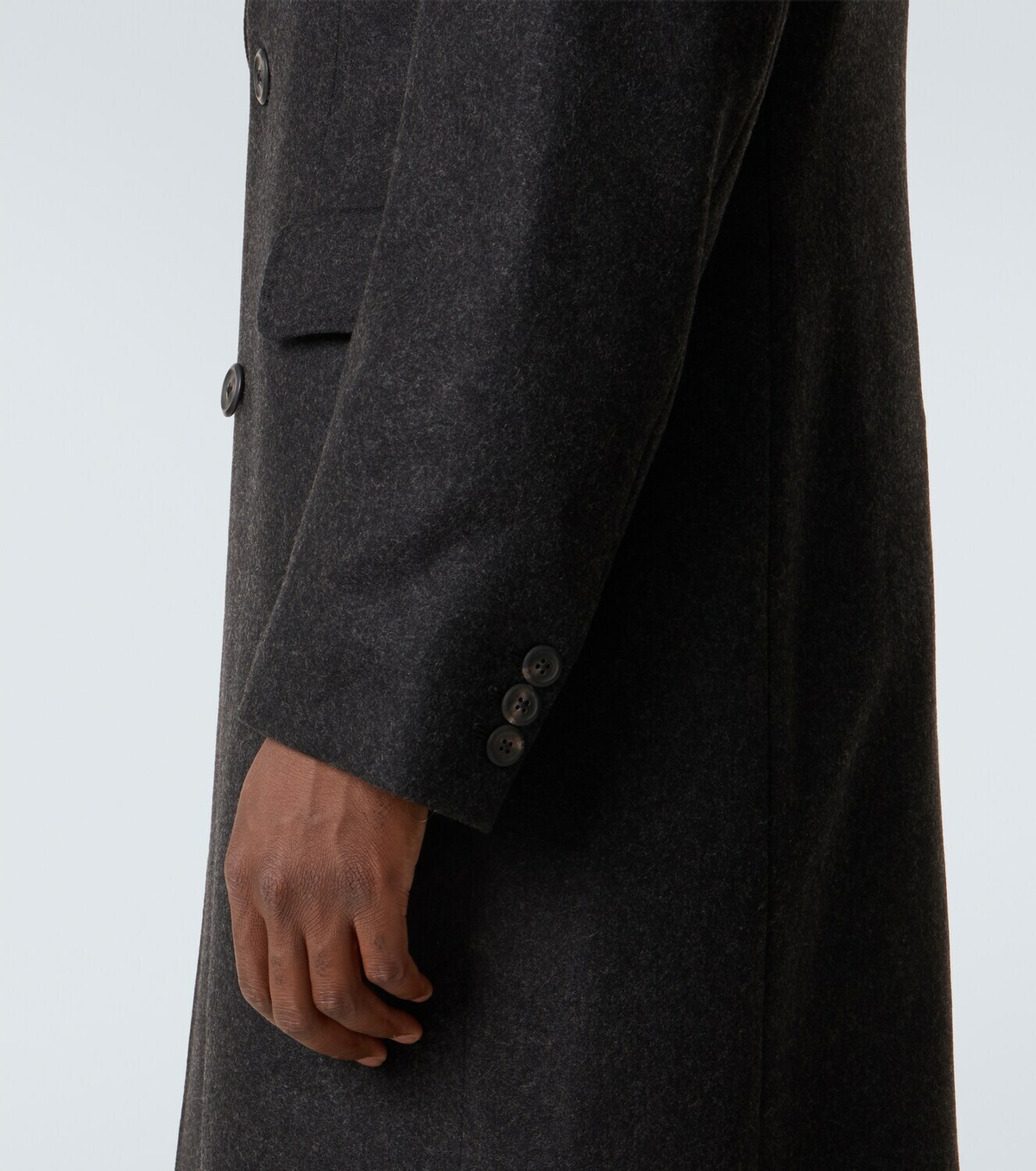 Our Legacy Whale double-breasted wool-blend coat