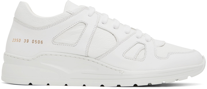 Photo: Common Projects White Track Technical Sneakers