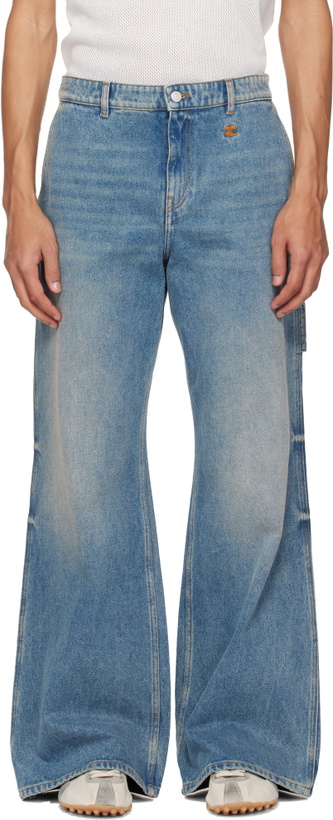 Photo: Courrèges Blue Hammer Baggy Jeans