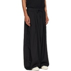 Y-3 Black Gradient 3-Stripes Nylon Wide Trousers