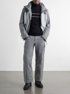 BOGNER - Kuno Striped Jacquard-Knit Wool Half-Zip Ski Midlayer - Black