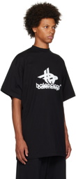 Balenciaga Black Printed T-Shirt