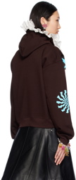 Chopova Lowena Black Flame Girl Hoodie