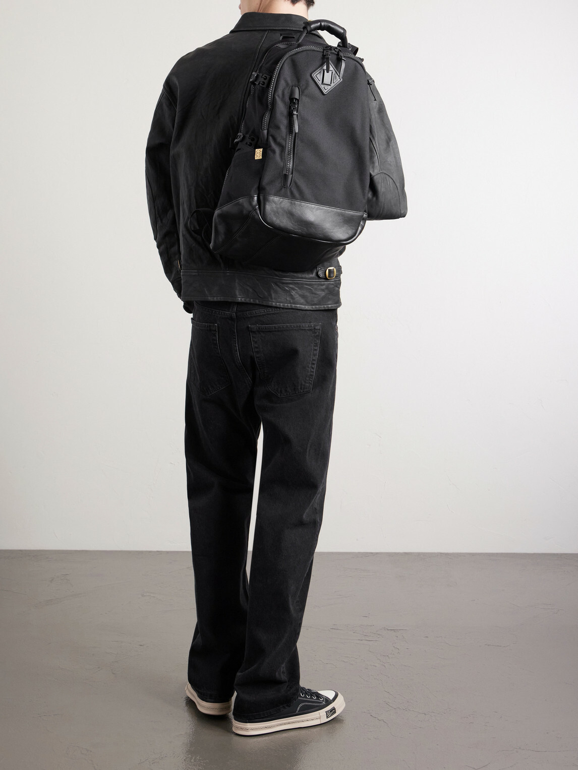 Visvim - Leather-Trimmed CORDURA® Backpack Visvim