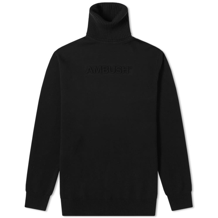 Photo: Ambush Logo Embossed Turtleneck Knit