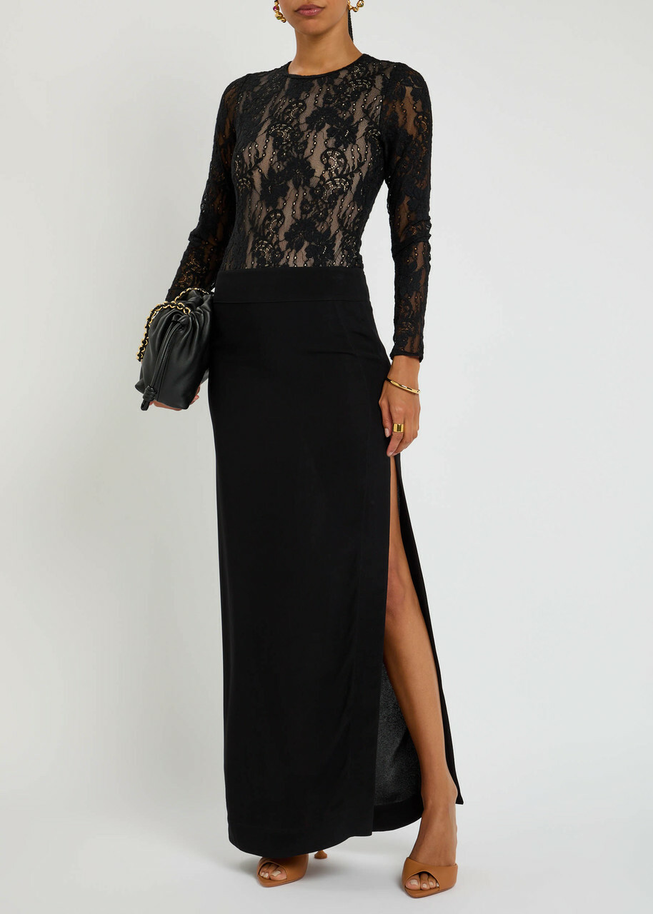 Zimmermann Lace Bodysuit Black