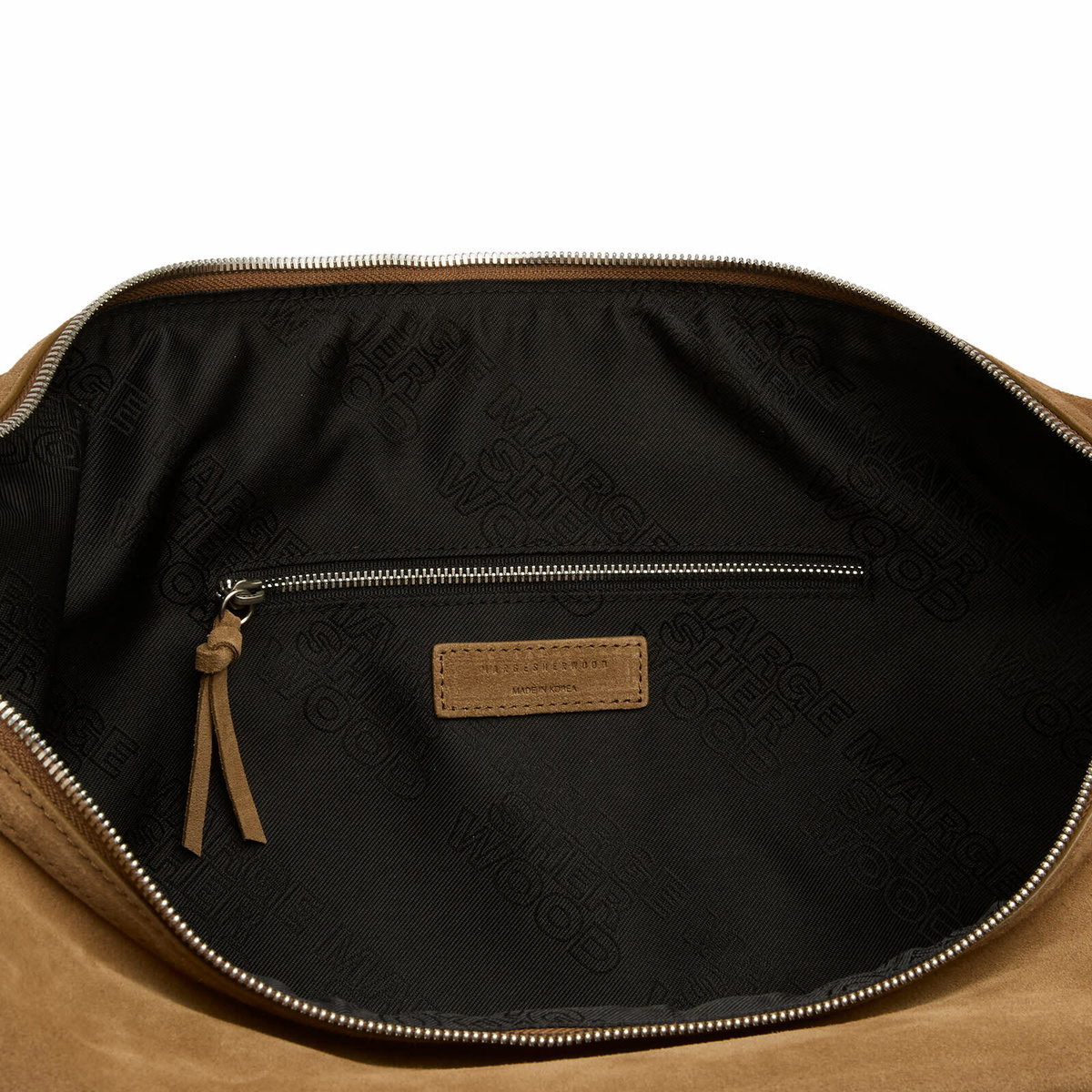 MARGESHERWOOD Women's City Hobo Ew Bag in Cappuccino Suede