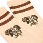 Rostersox Dog Socks in Orange