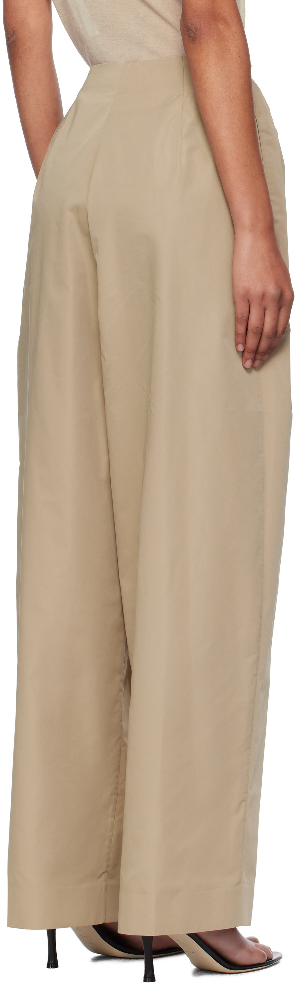 GIA STUDIOS Beige Catalina Trousers