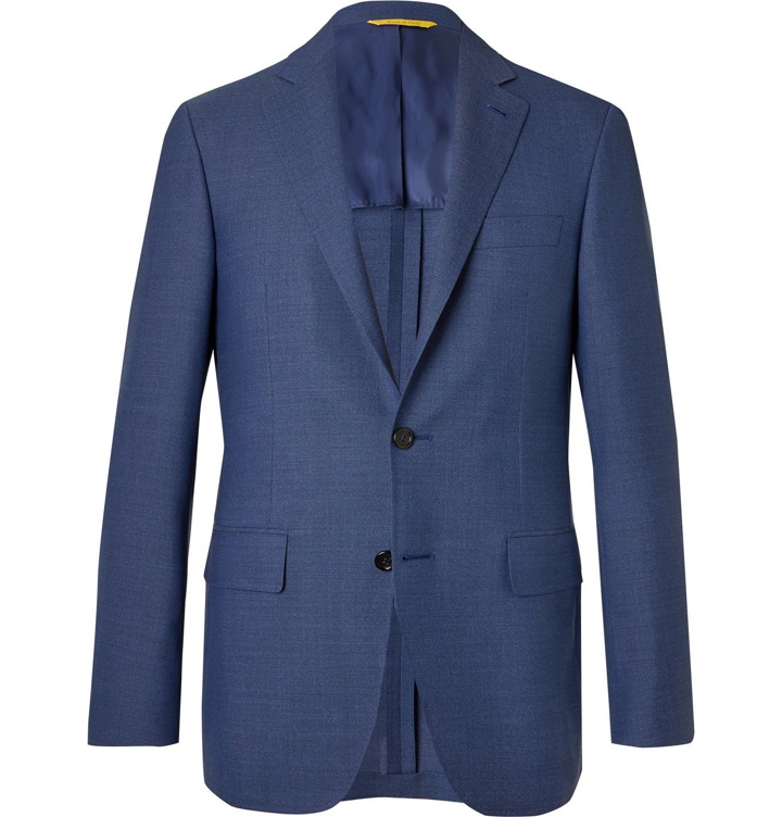 Photo: Canali - Wool Suit Jacket - Blue